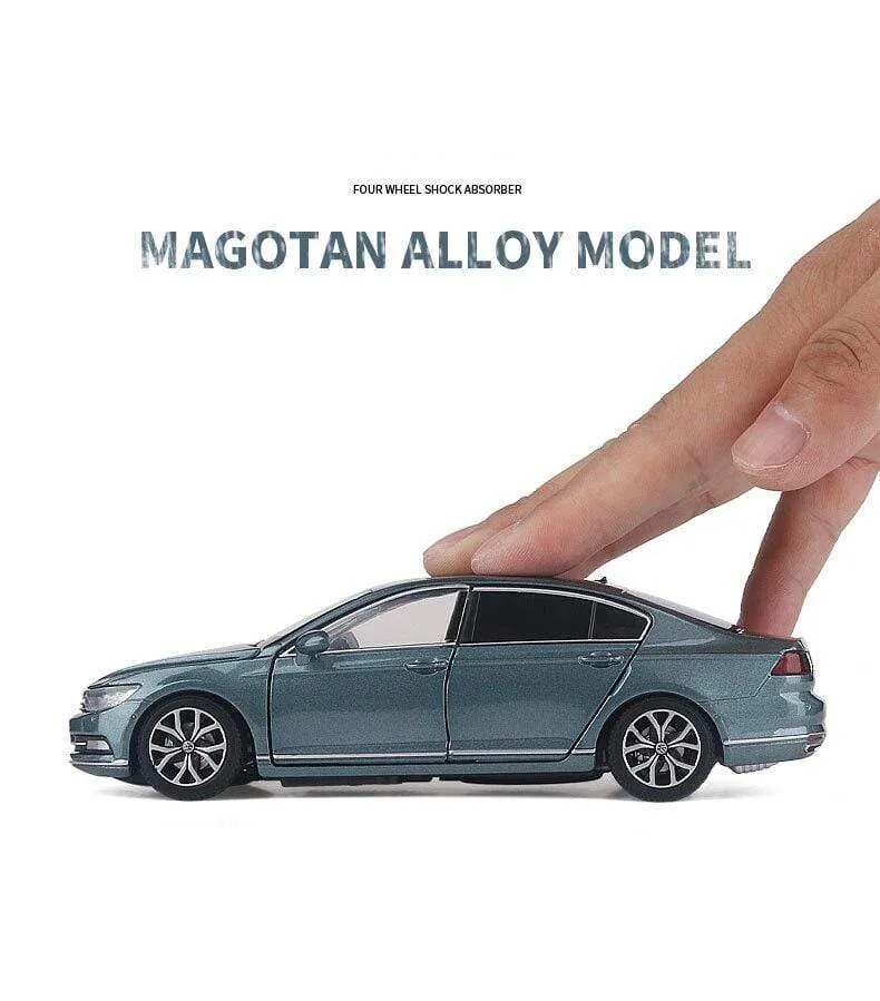 1:32 Volkswagen Magotan Passat Alloy Diecast Cars Model Toy Car Vehicles Pull Back Sound and light For Children Boy Toys gift