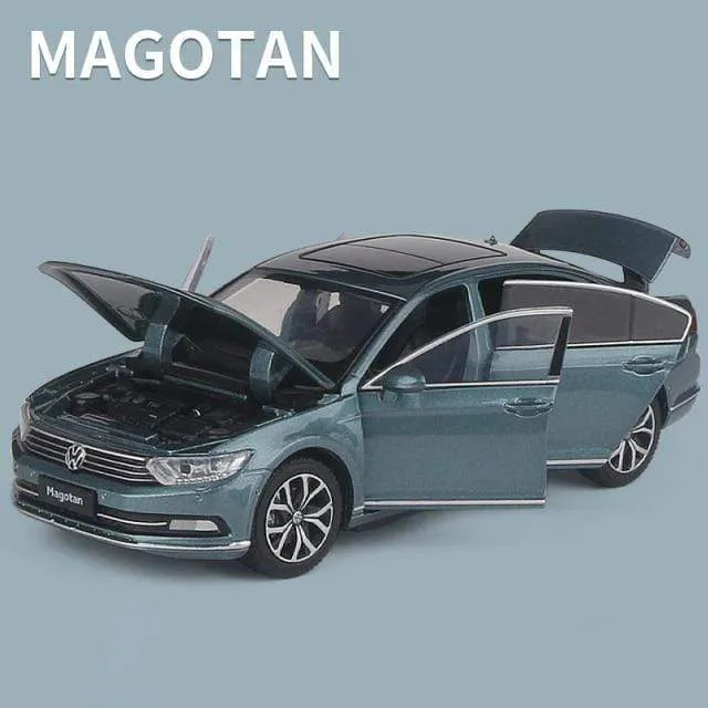 1:32 Volkswagen Magotan Passat Alloy Diecast Cars Model Toy Car Vehicles Pull Back Sound and light For Children Boy Toys gift