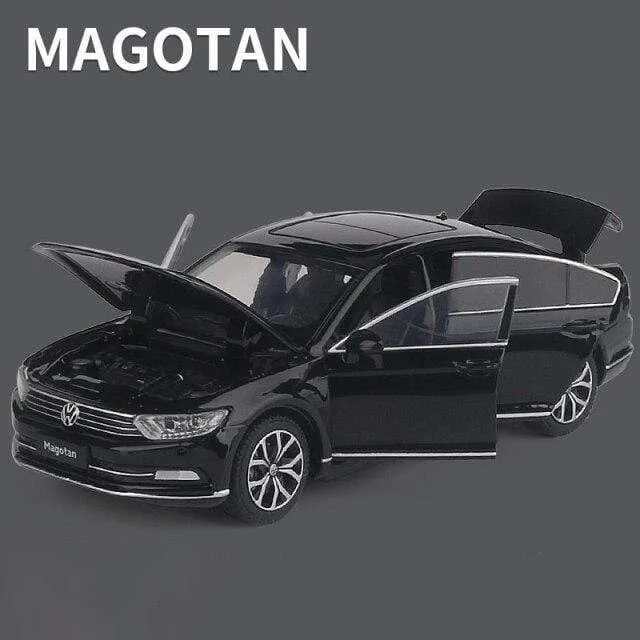 1:32 Volkswagen Magotan Passat Alloy Diecast Cars Model Toy Car Vehicles Pull Back Sound and light For Children Boy Toys gift