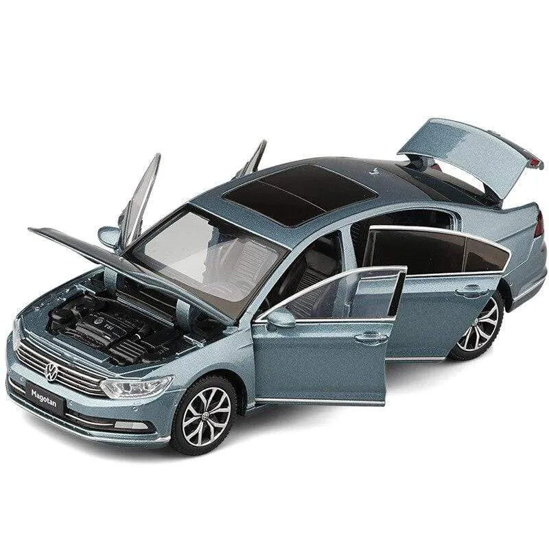 1:32 Volkswagen Magotan Passat Alloy Diecast Cars Model Toy Car Vehicles Pull Back Sound and light For Children Boy Toys gift