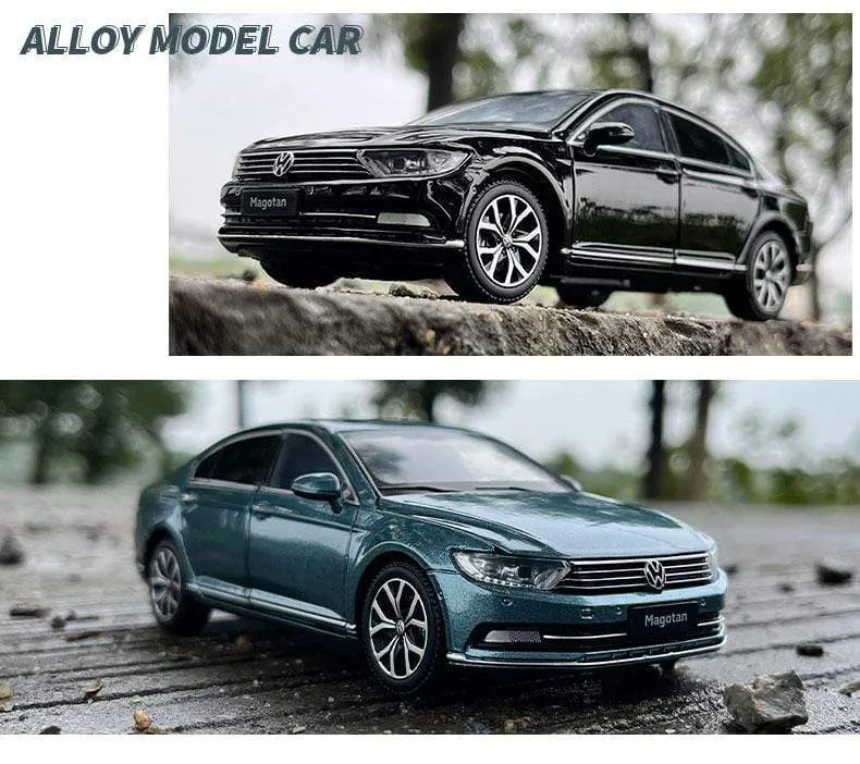 1:32 Volkswagen Magotan Passat Alloy Diecast Cars Model Toy Car Vehicles Pull Back Sound and light For Children Boy Toys gift