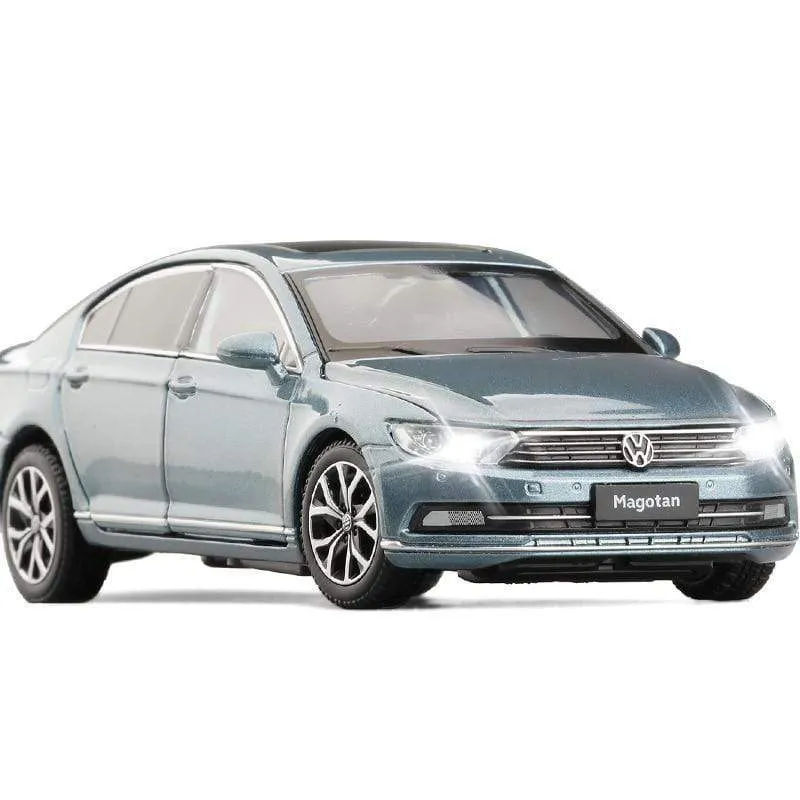 1:32 Volkswagen Magotan Passat Alloy Diecast Cars Model Toy Car Vehicles Pull Back Sound and light For Children Boy Toys gift