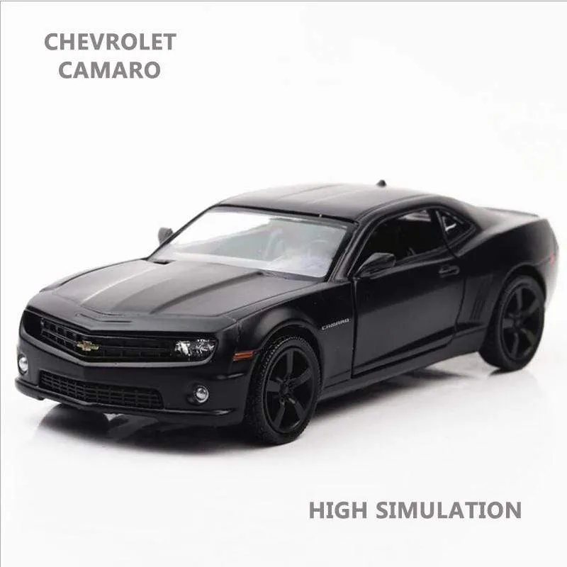 1:36 Chevrolet Camaro High Simulation Alloy Model Car Metal Sedan Die Casting Collection Toy Car Boy Toy Children Gift A323