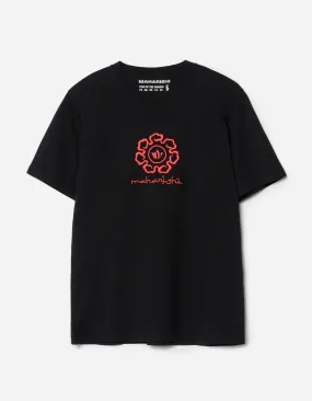 1378 Spiral Temple T-Shirt Black