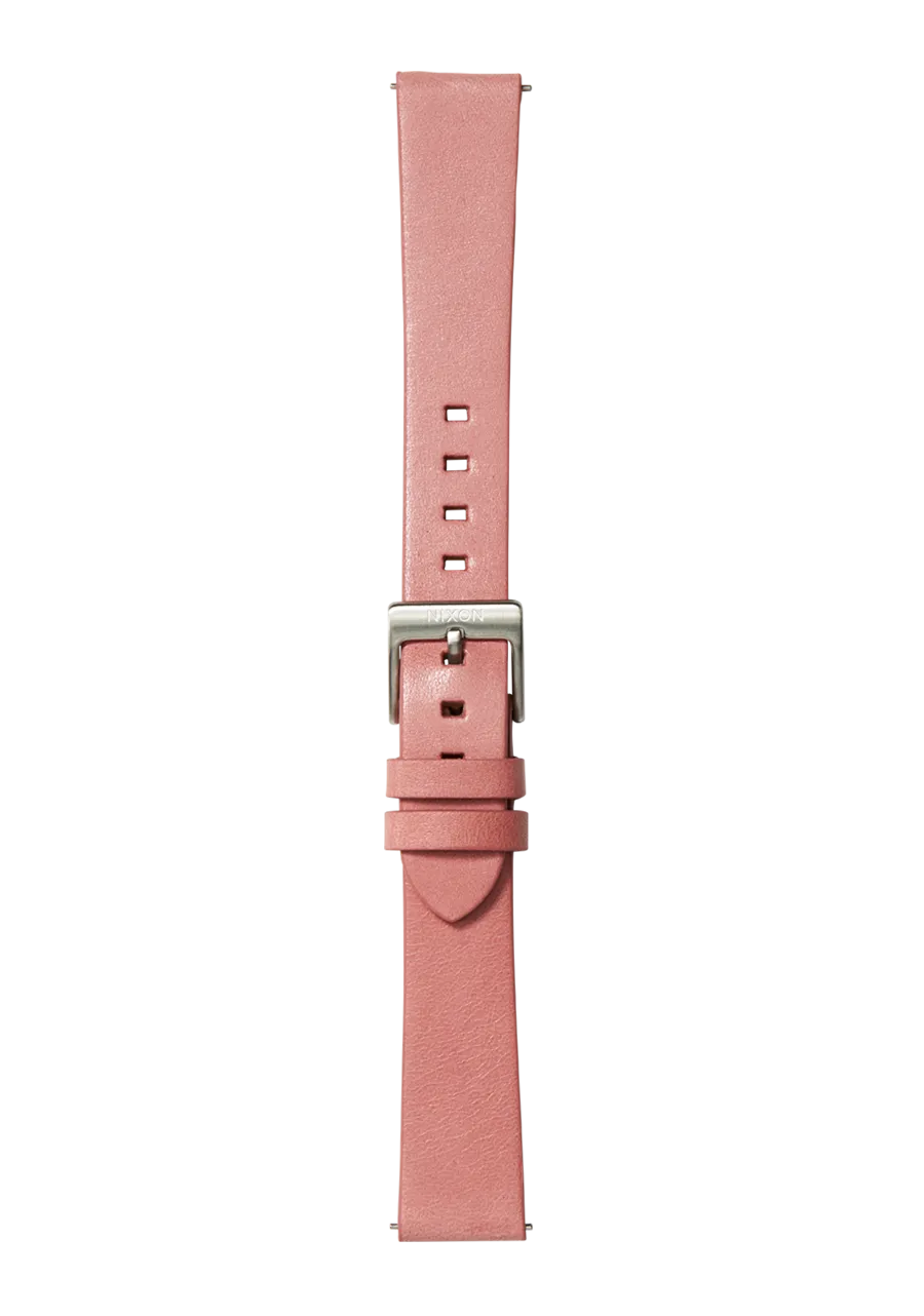 16mm Veg Tanned Leather Band - Dusty Rose