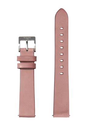 16mm Veg Tanned Leather Band - Dusty Rose