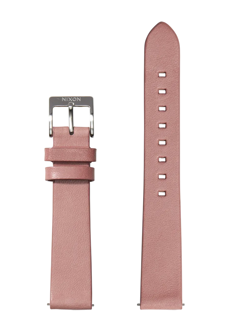 16mm Veg Tanned Leather Band - Dusty Rose