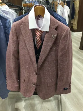 1880 Club Boys Wine Blazer