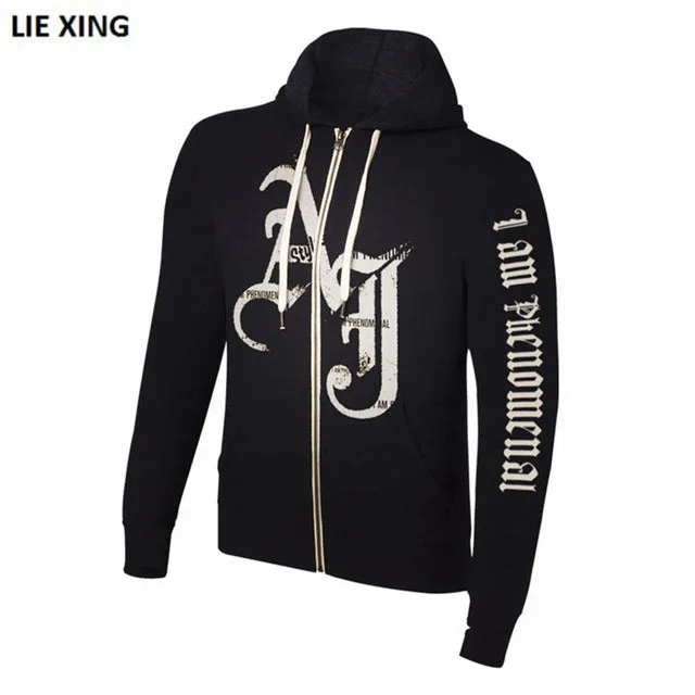 2018 New Jacket Wrestling Sweatshirts Roman Seth AJ Style Shield Men Hoodie Zipper Coat