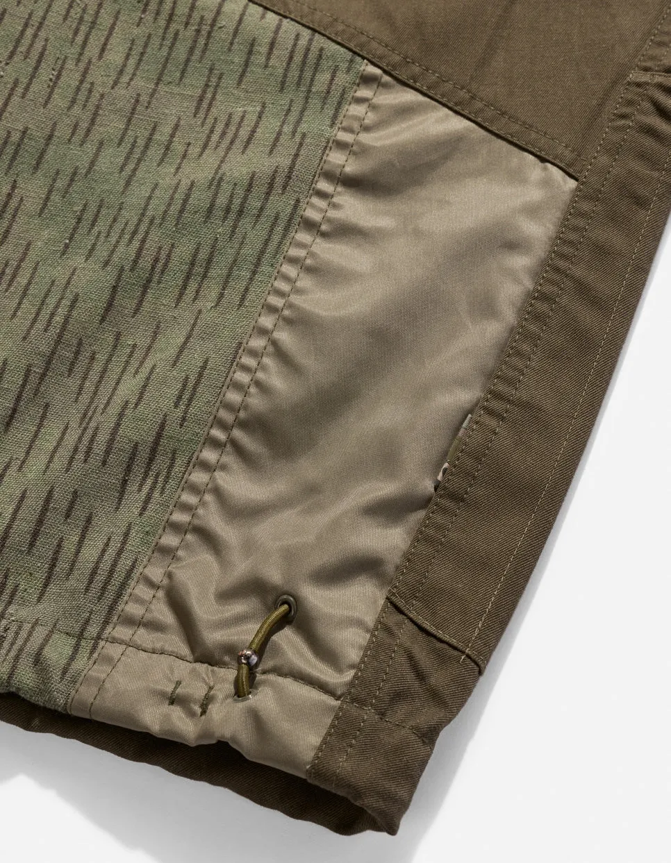 4277 Upcycled M65 Loose Cargo Pants Olive