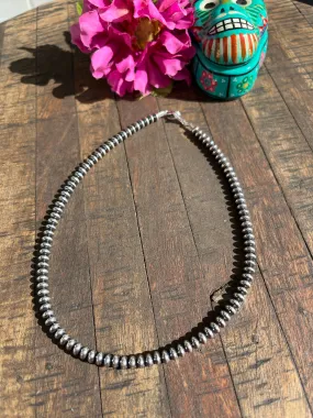 6mm 16" Rondelle "Navajo Style" Pearls