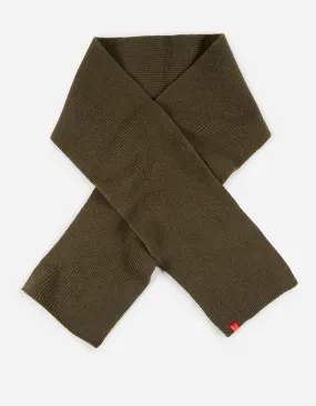 9278 Knitted MILTYPE Scarf · Geelong Wool Mil Olive