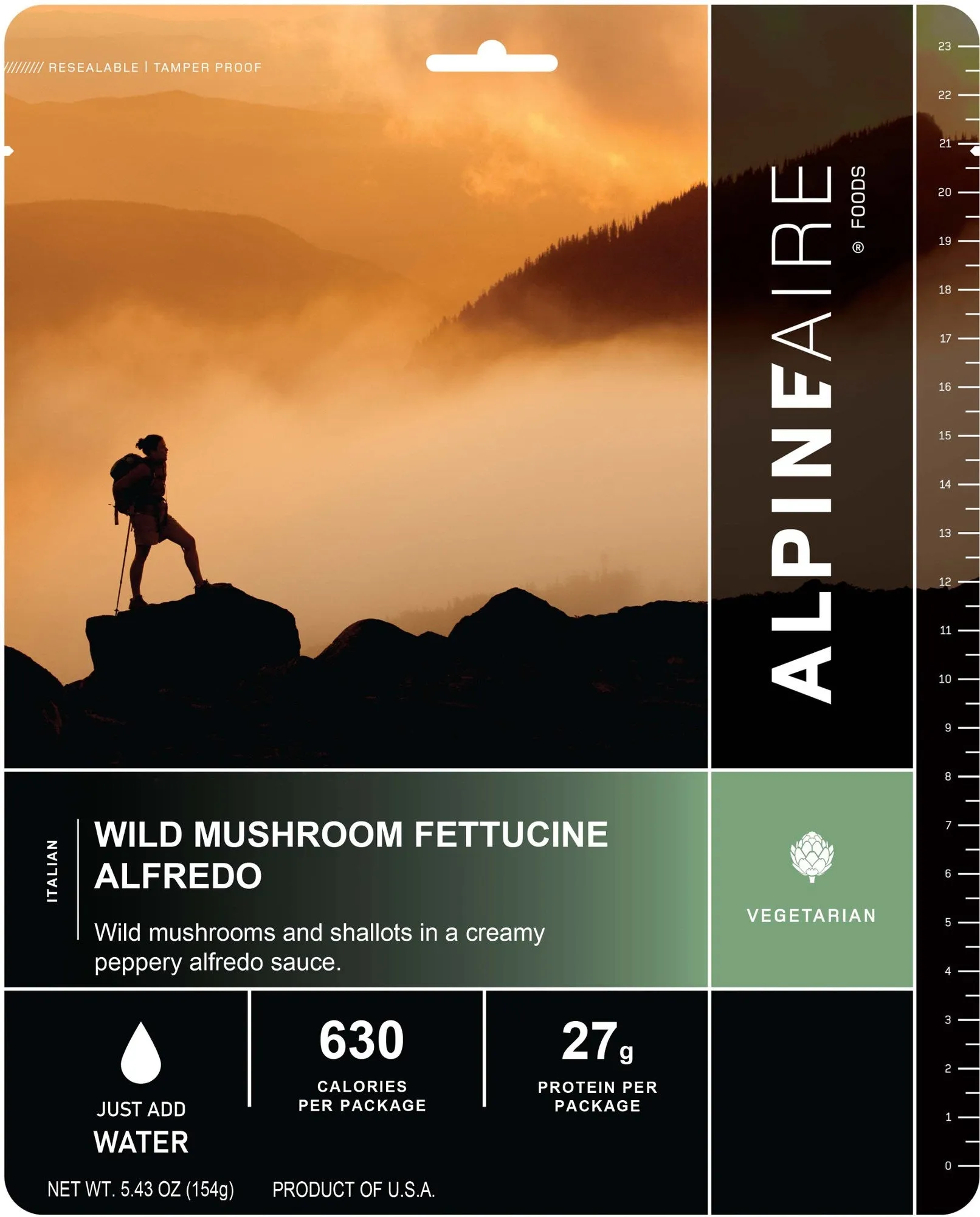 AlpineAire Wild Mushroom Fettucine Alfredo