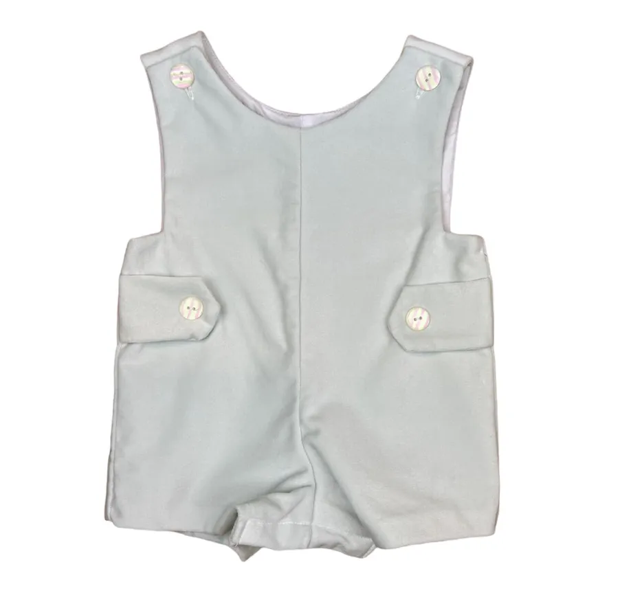 Anvy Kids Mint Velveteen Wesley Shortall