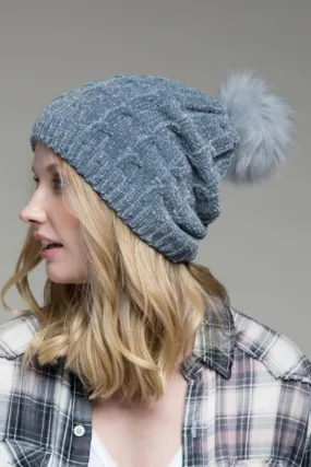 Beanie - Winter Chenille - Denim