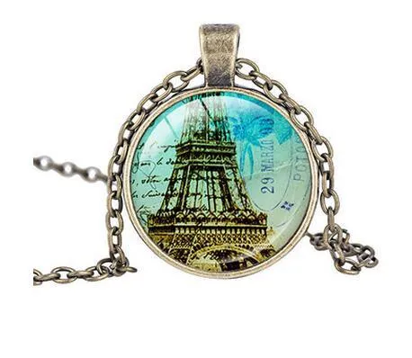 Beautiful PARIS Necklace Vintage Style Nature Jewelry