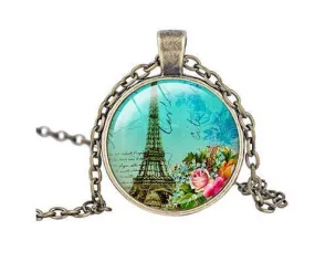 Beautiful PARIS Necklace Vintage Style Nature Jewelry