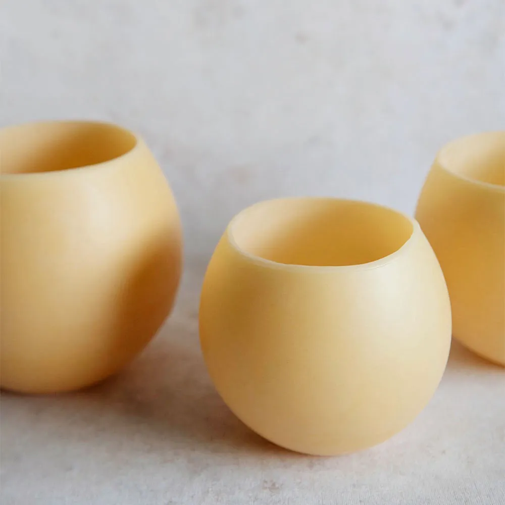 Beeswax Luminary Candle Bowl