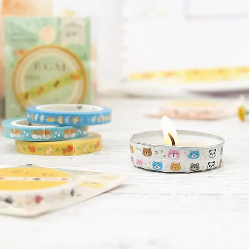 BGM Silver Foil Stamping Beer Masking Tape