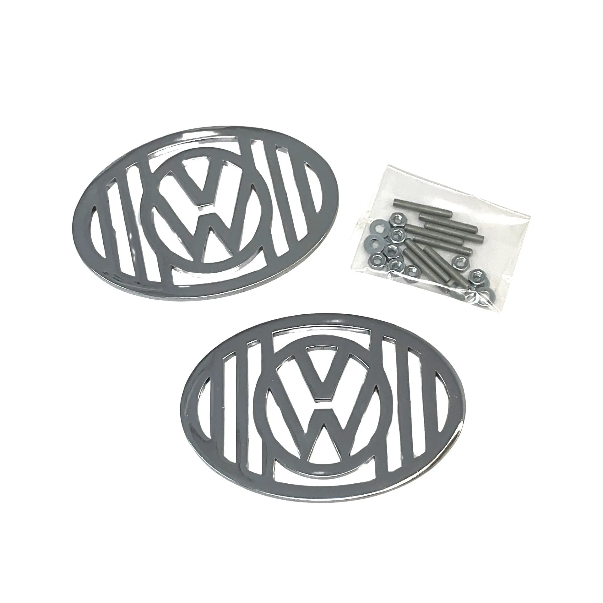 Billet Aluminum Logo Style Horn Grill Pair for 1954-67 Beetle DC853641-VW