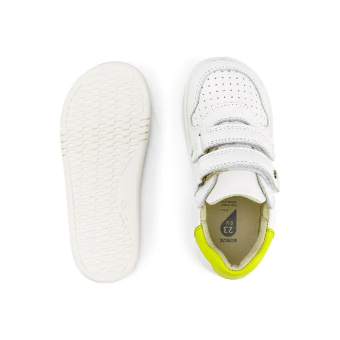 Bobux Kids IWalk IW Riley Sneaker White Neon 638111