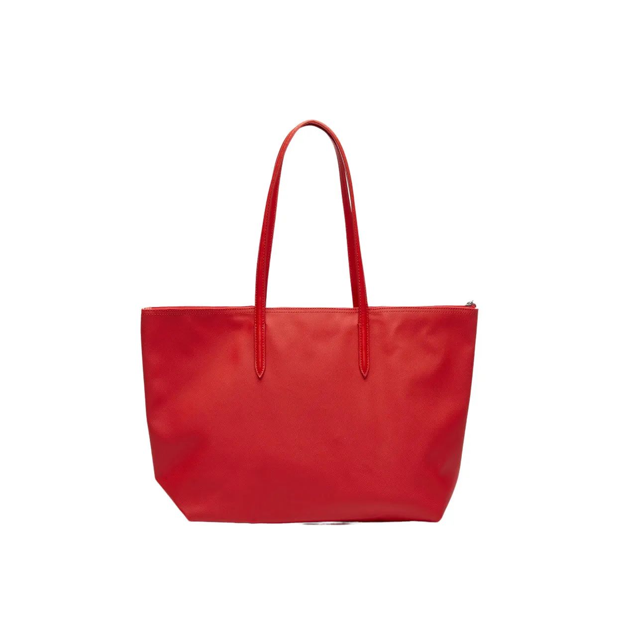 Borsa Lacoste Shopping Bag Zip Rosso