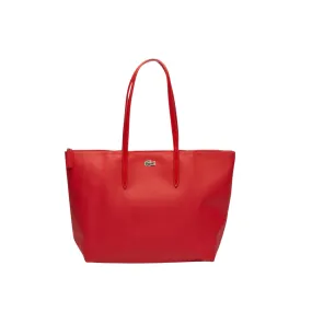 Borsa Lacoste Shopping Bag Zip Rosso