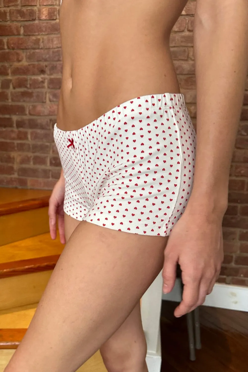 Bow Heart Boxer Underwear