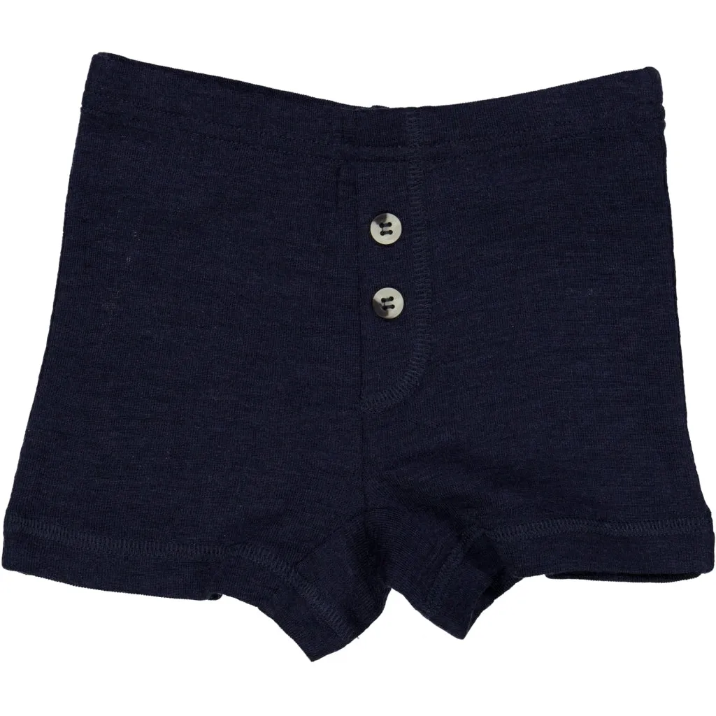 Boys Wool Tights - navy