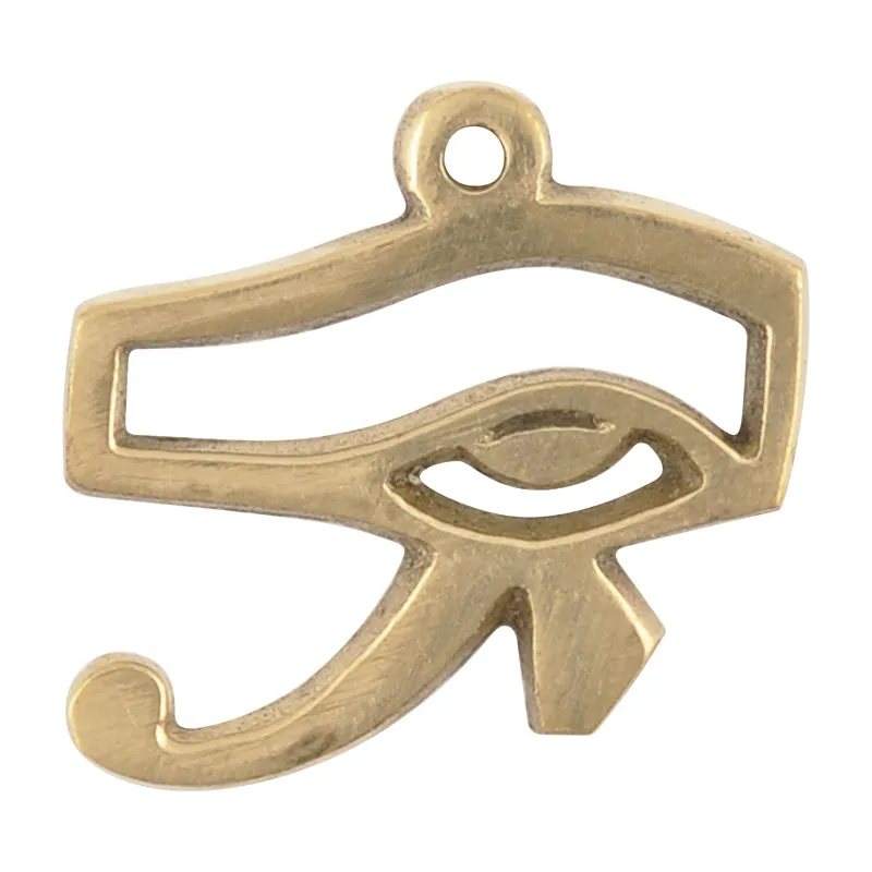 Brass Charms-22mm Eye of Horus-Bronze-Quantity 1