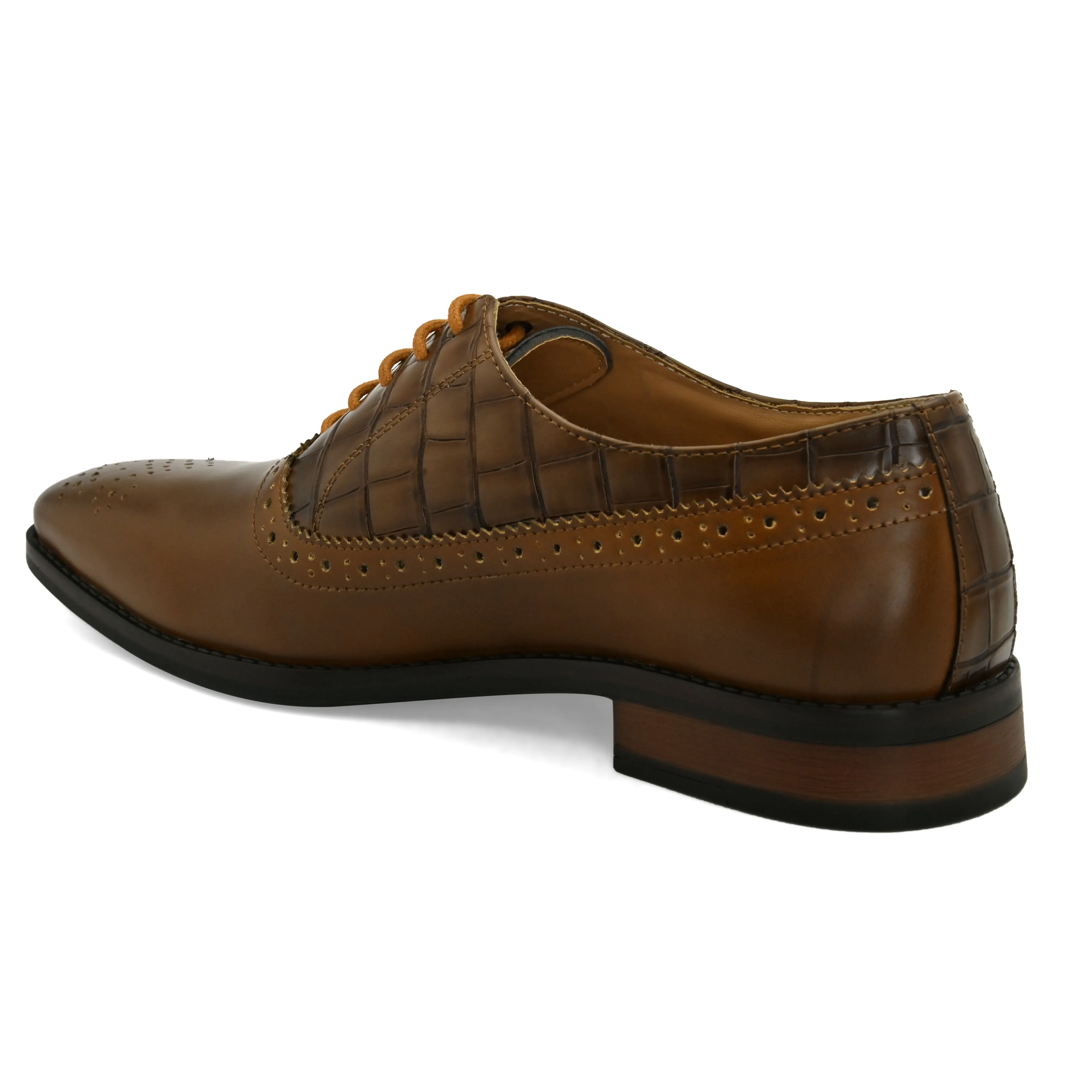 Brogan Tan Derby Shoes