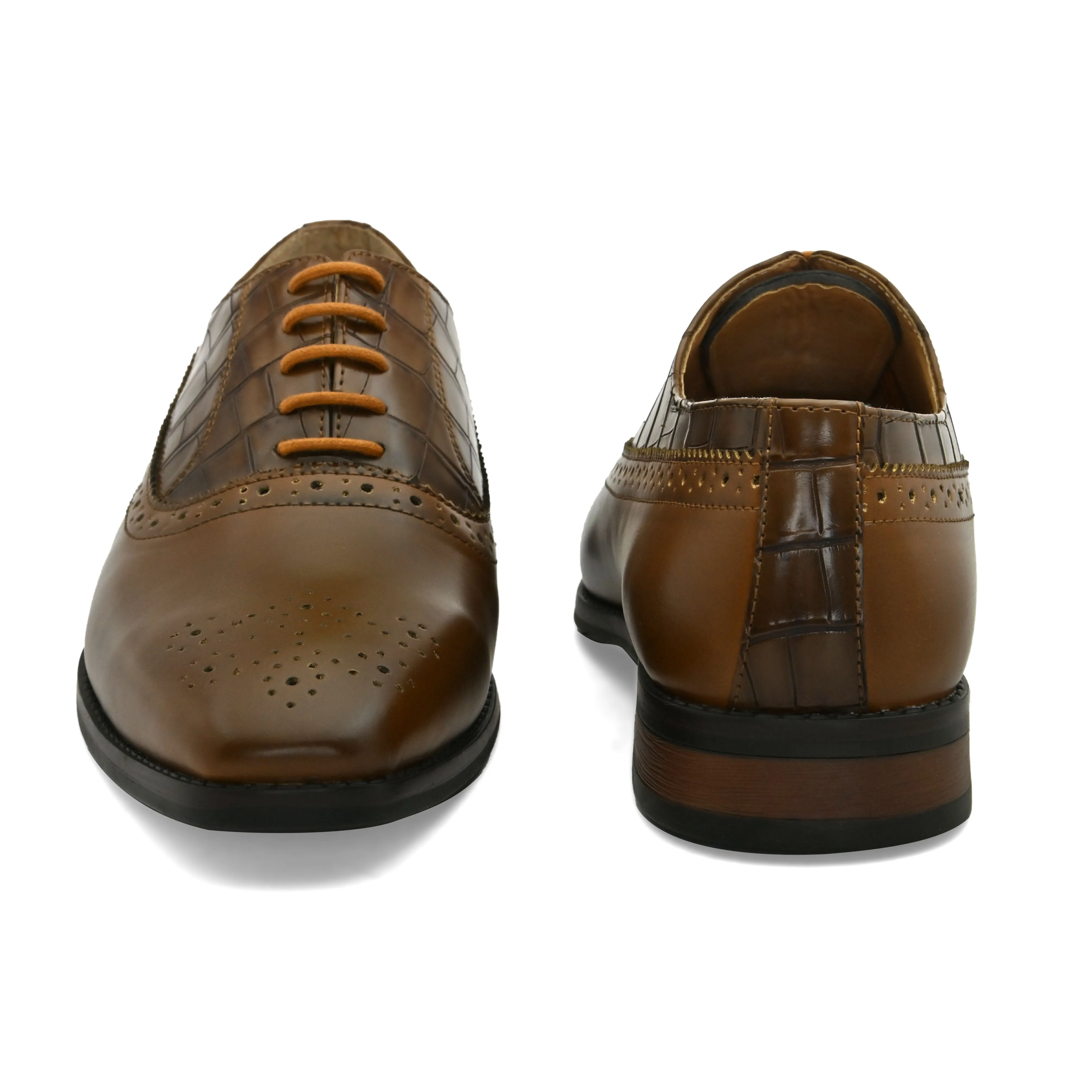 Brogan Tan Derby Shoes