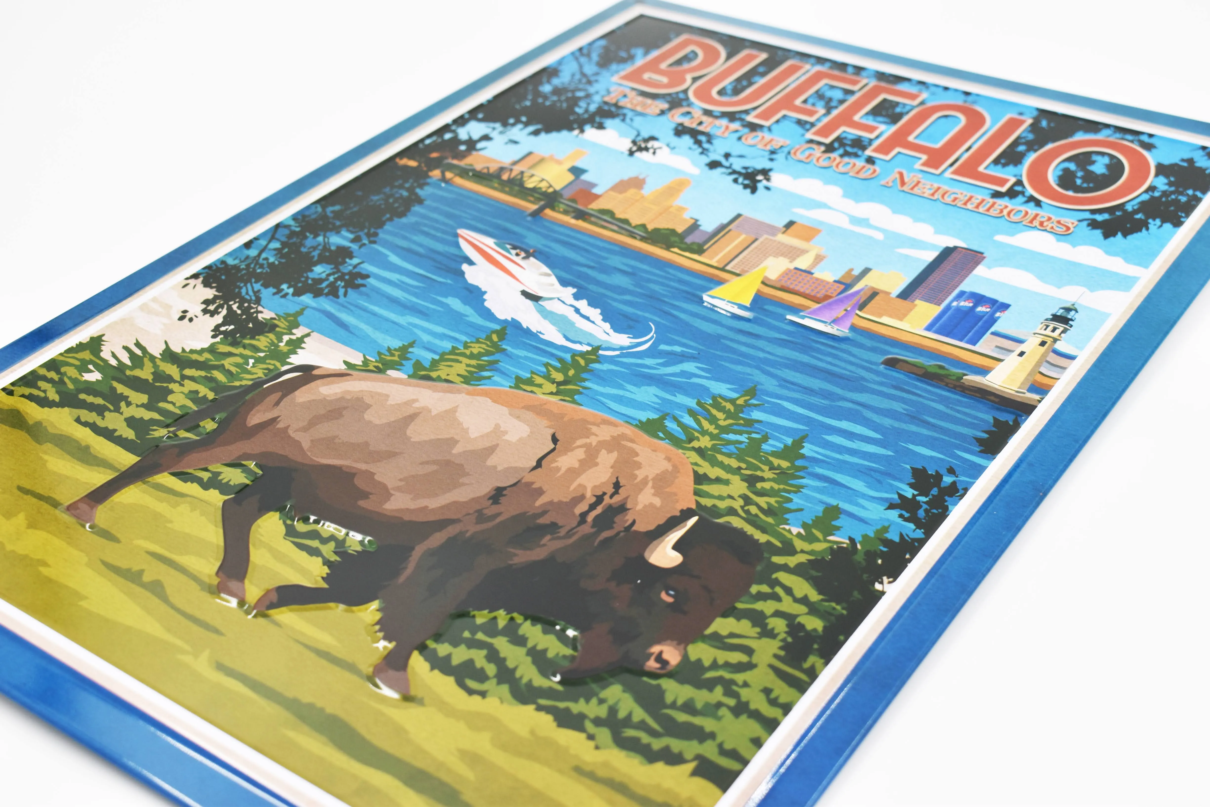 Buffalo Tin Poster Wall Art