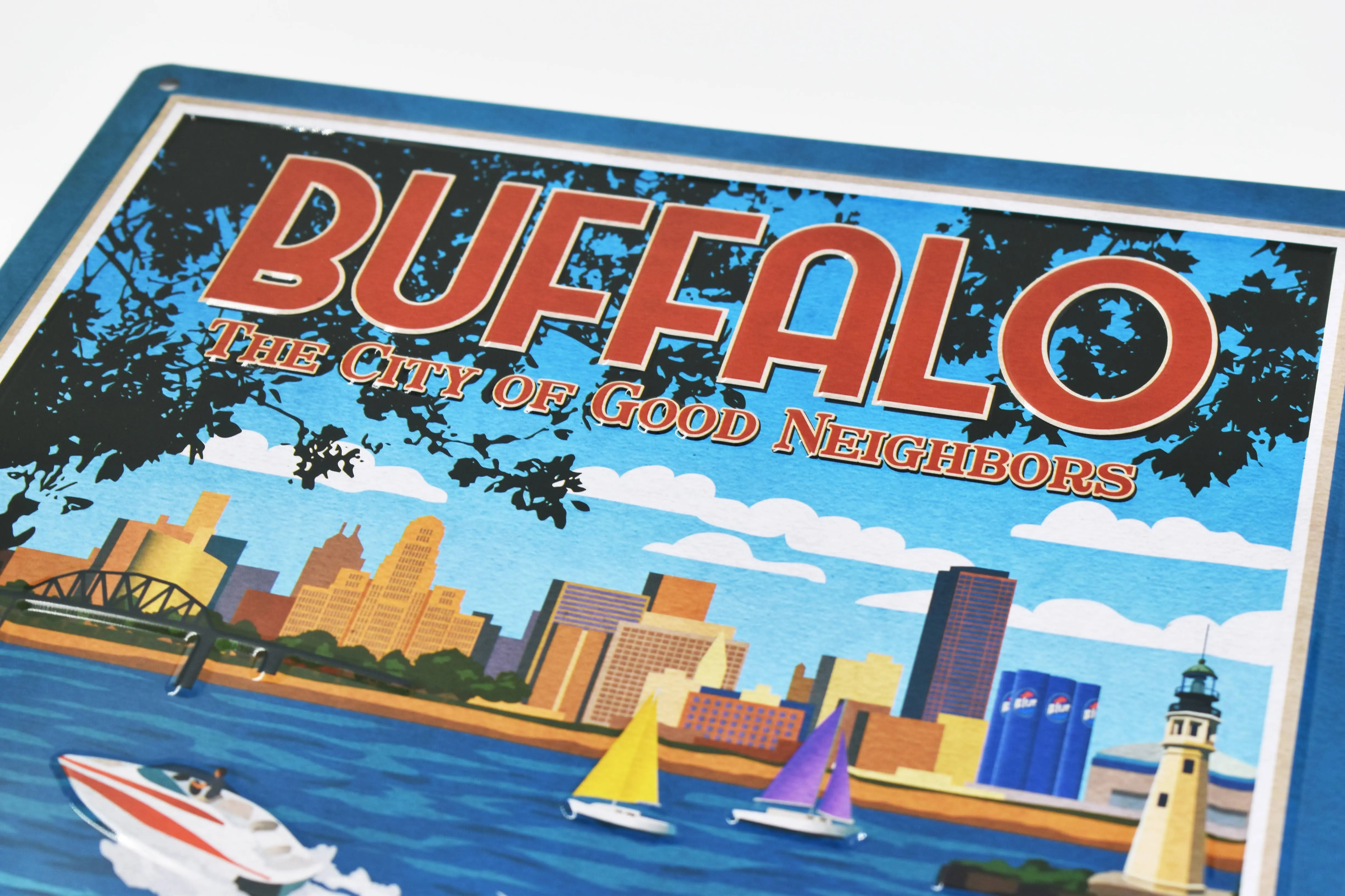 Buffalo Tin Poster Wall Art