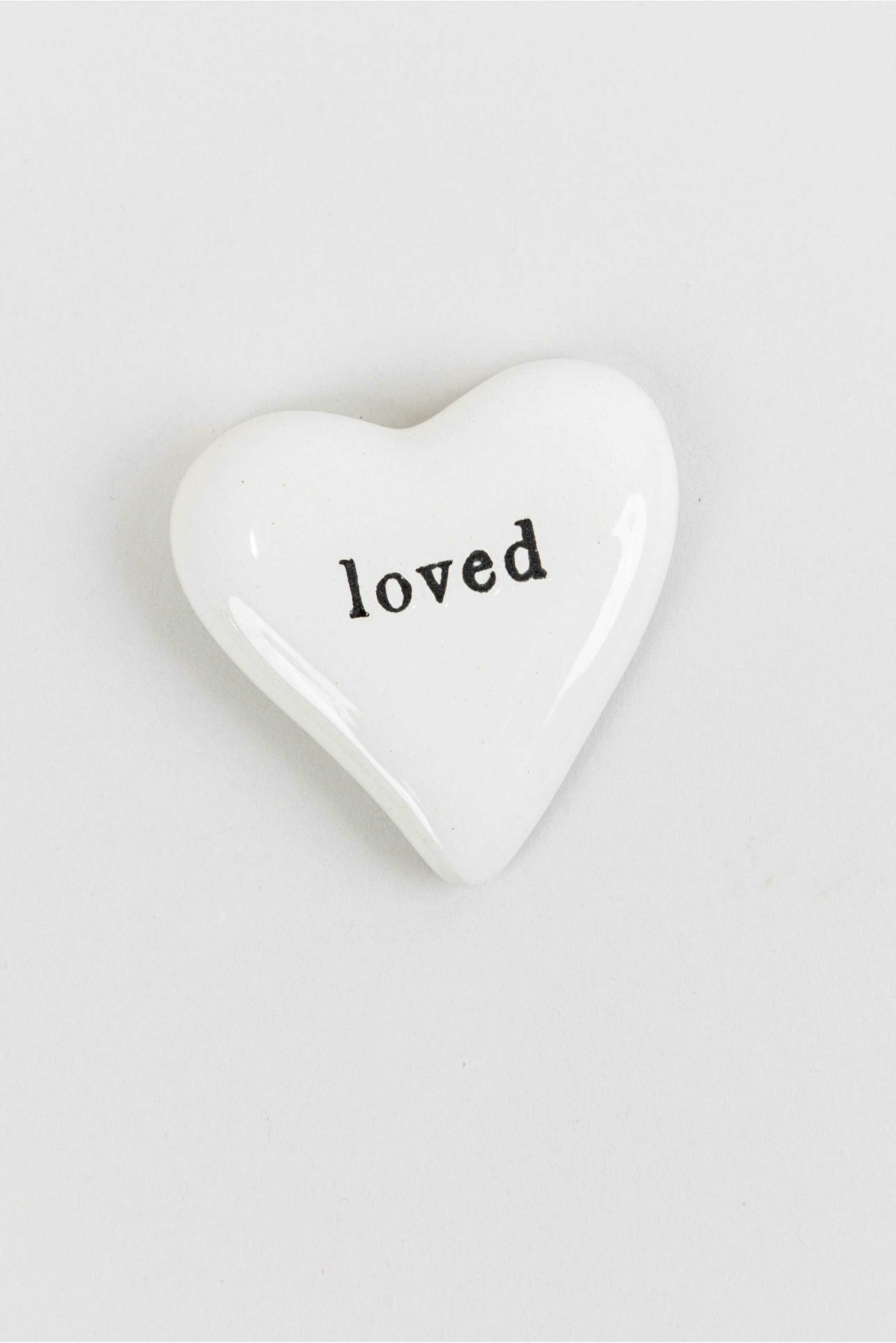 Ceramic Conversation Heart