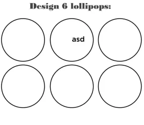 Customize your own 2D ball style edible image lollipop