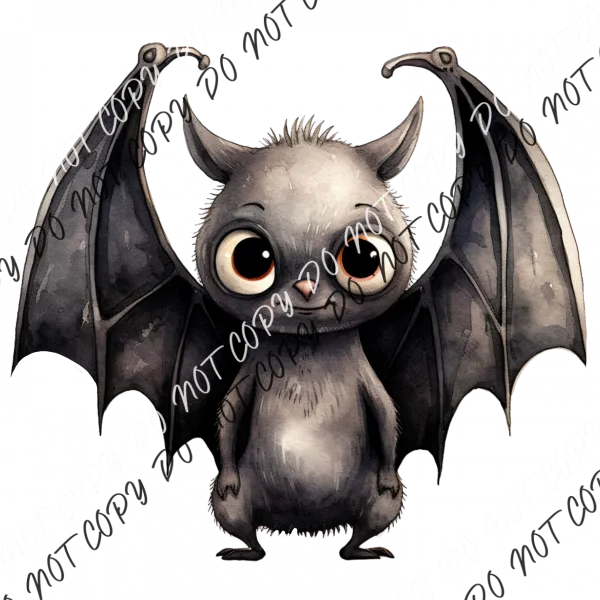 Cute Lil Bat / Cute Lil Bat with Bow DTF Transfer