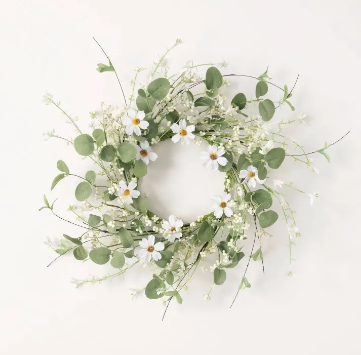 Daisy and Eucalyptus Ring