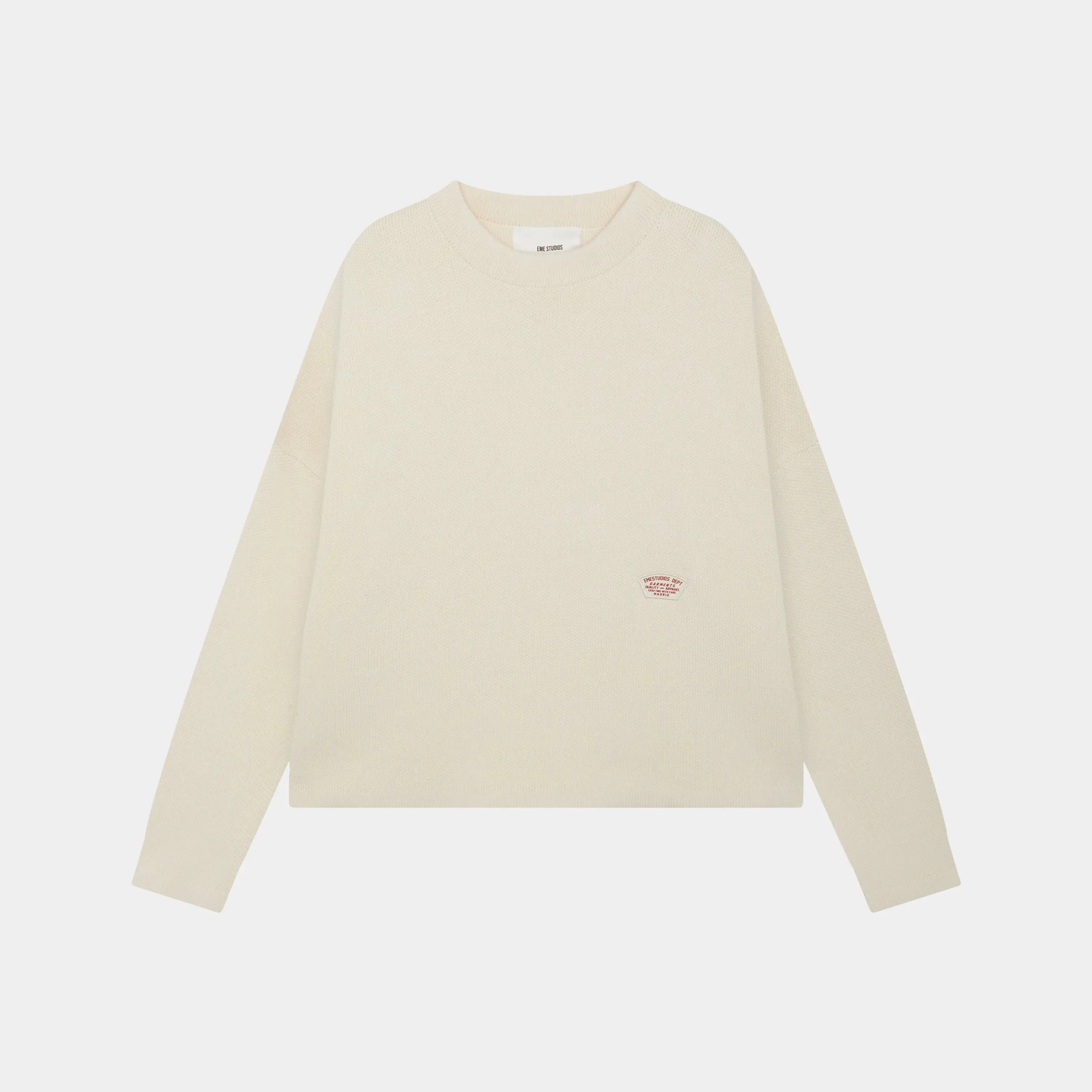 Department Off Sand Jacquard Oversized Knit