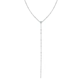 Diamond Infinity Station Y Necklace