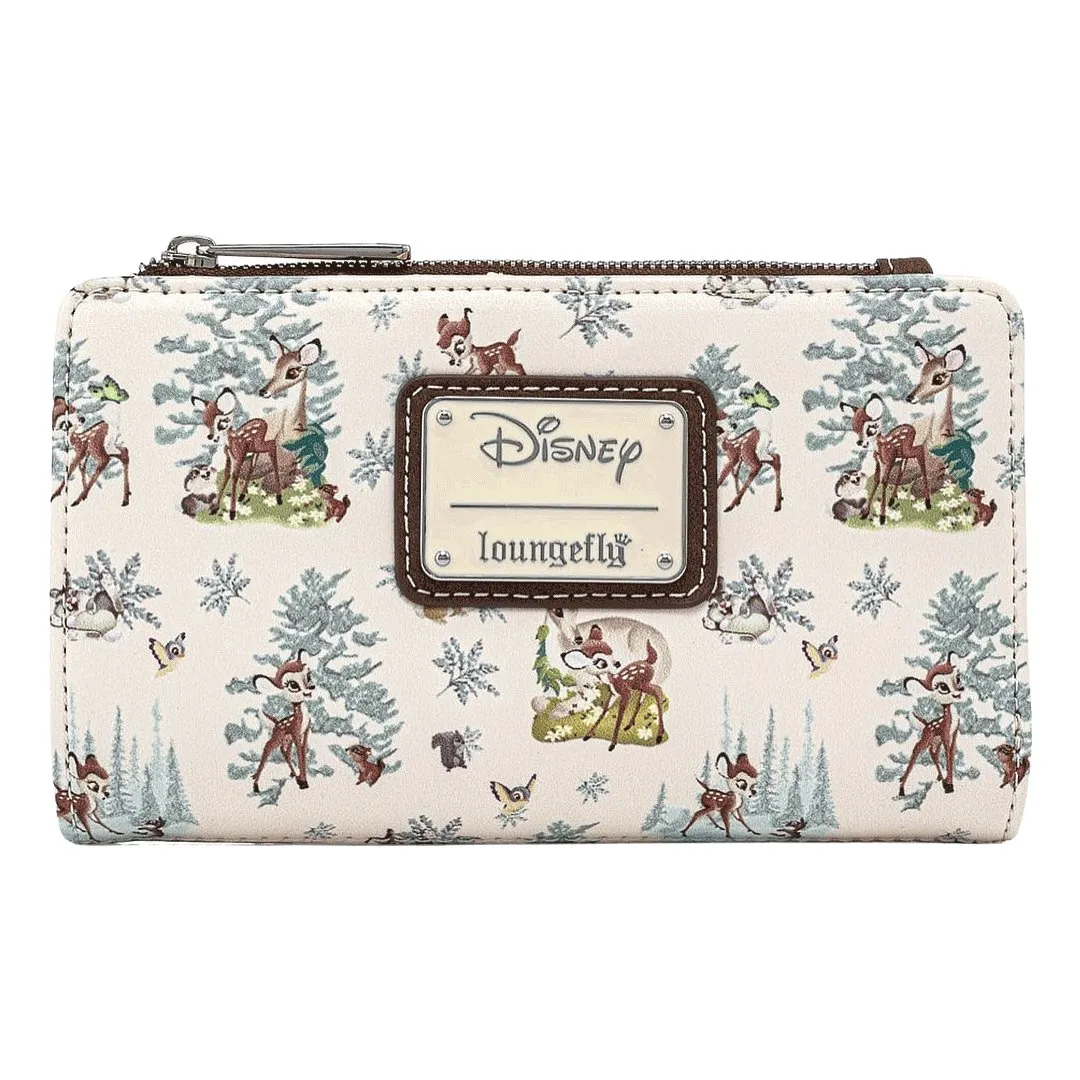 Disney Bambi Scenes Allover Print Wallet