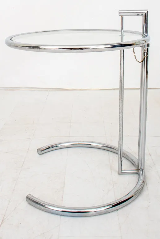 Eileen Gray Adjustable E1027 Side Table