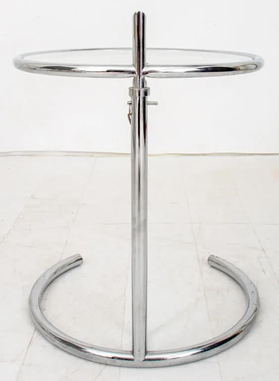 Eileen Gray Adjustable E1027 Side Table