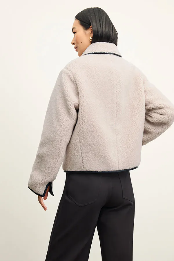 Eli Jacket - Sherpa Knit :: Travertine