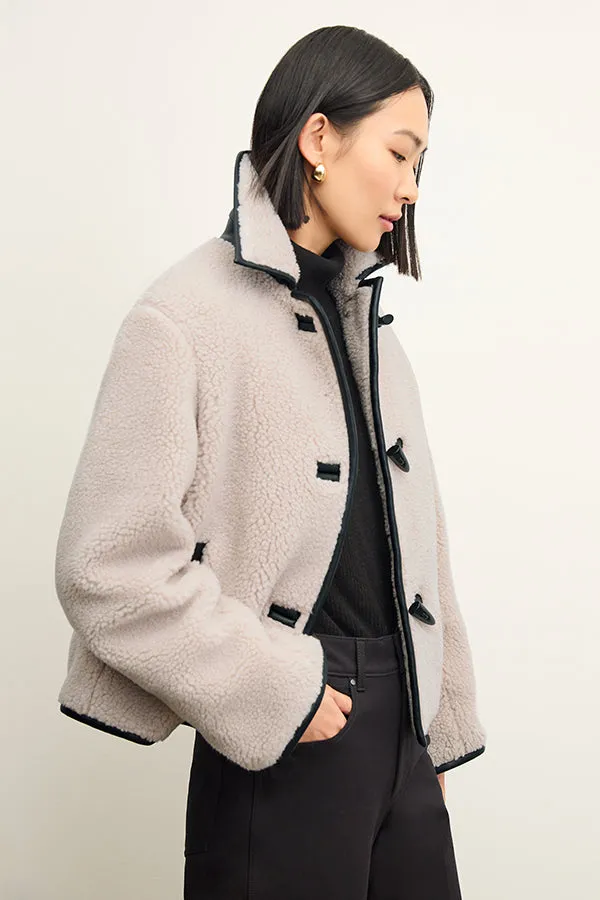 Eli Jacket - Sherpa Knit :: Travertine