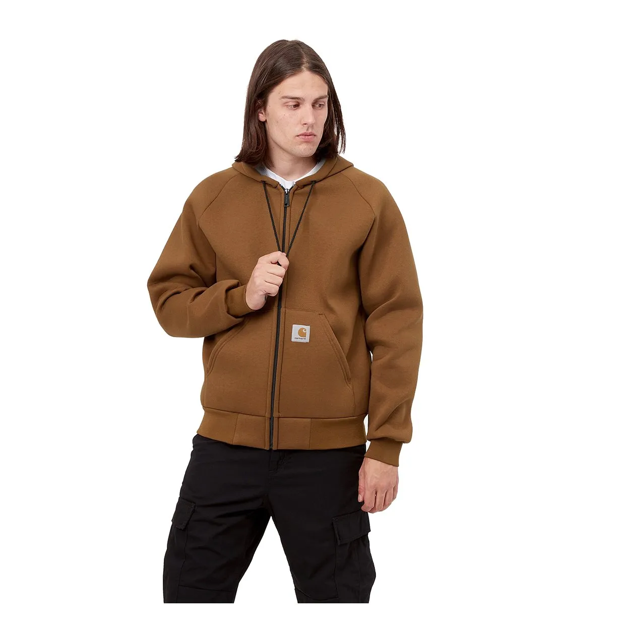 Felpa Carhartt WIP  Car-Lux Hooded Marrone