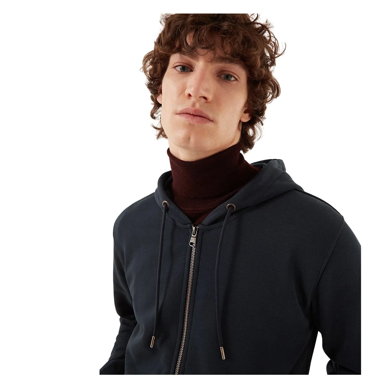 Felpa Colmar Full Zip Blu Navy