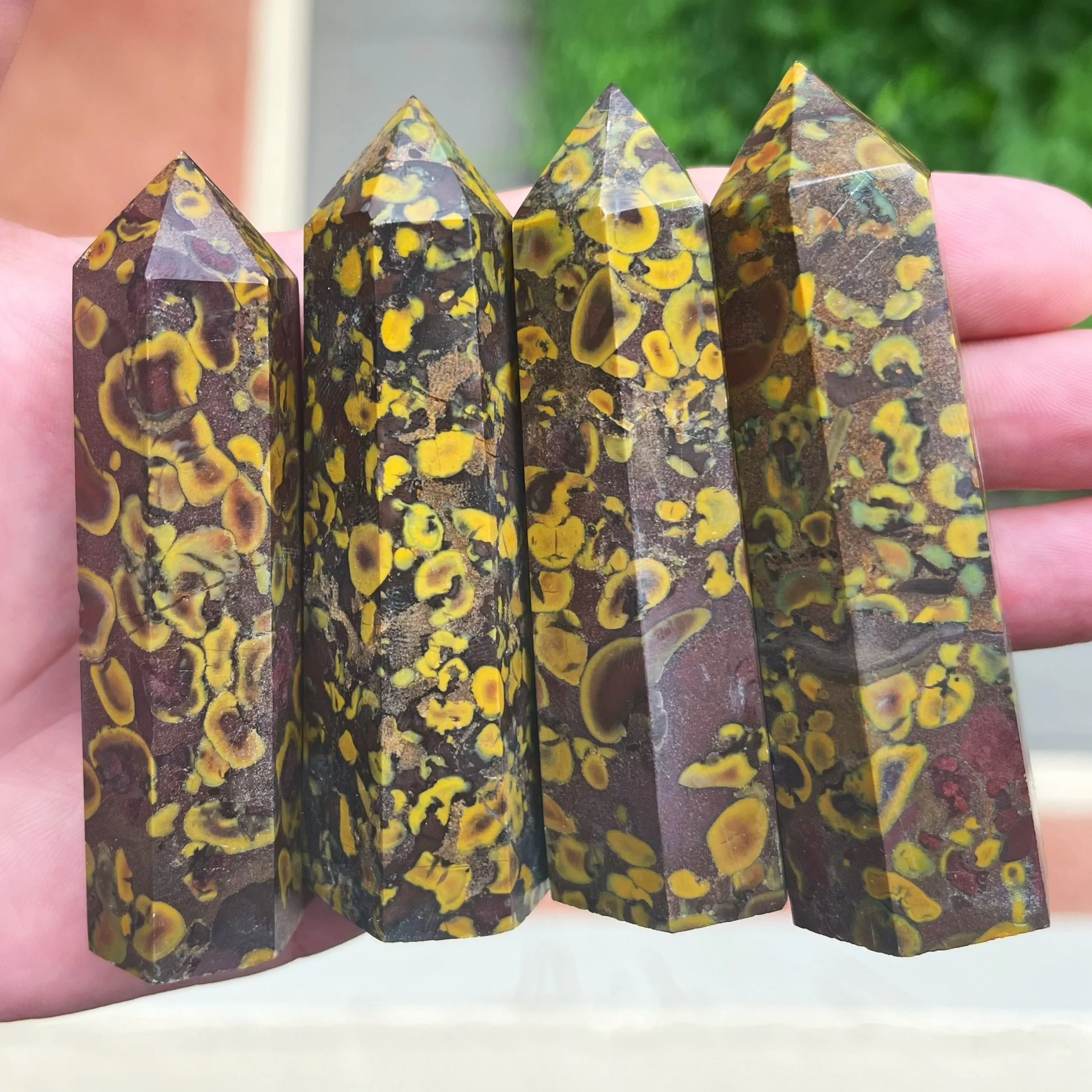 Fruit Jasper Towers (Azubalite Jasper)