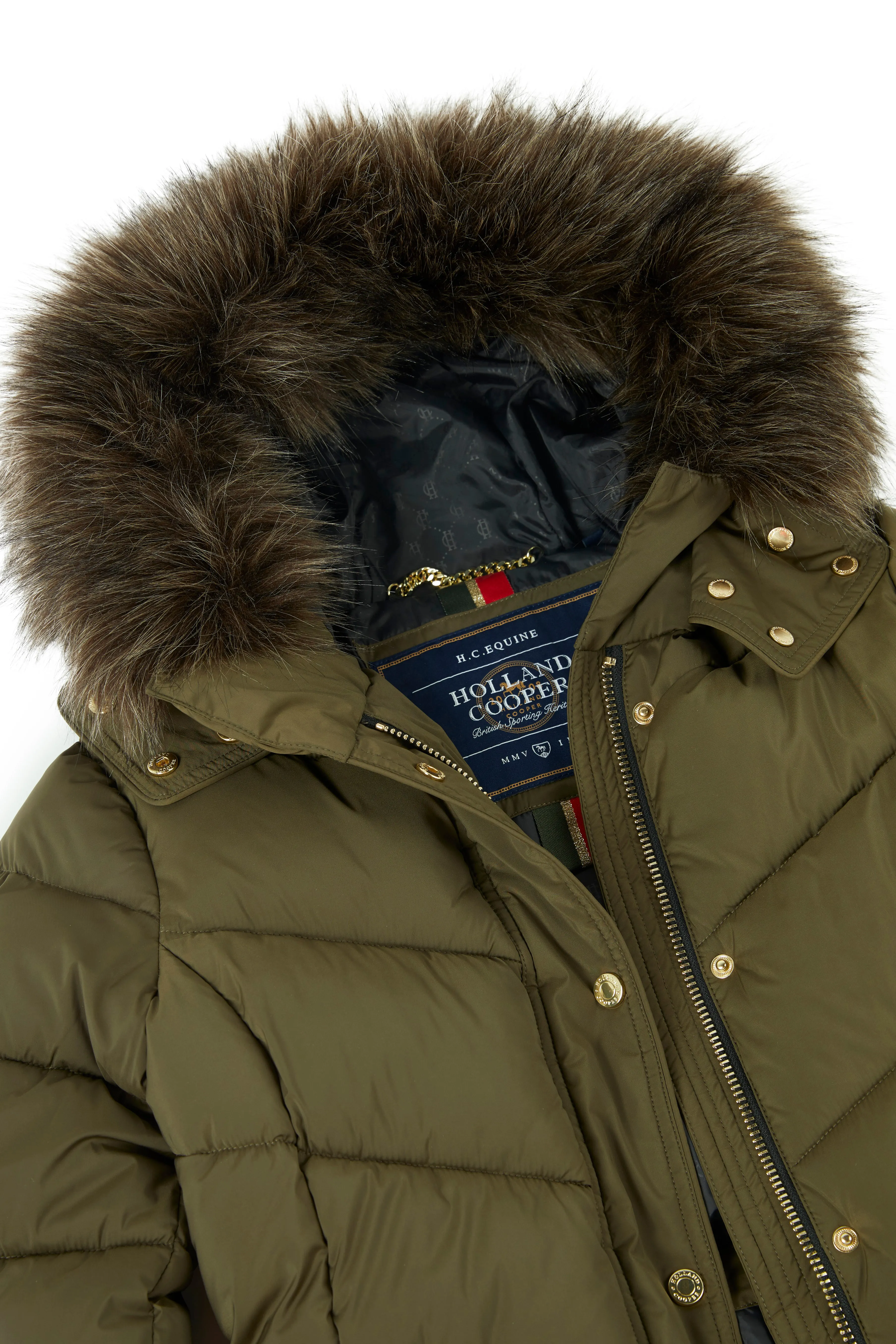 Glacier Full Length Puffer (Khaki)