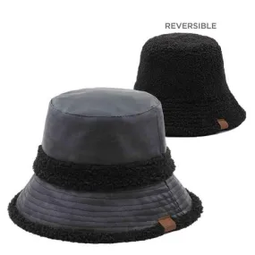 Hat Cc Bucket Black Reversible